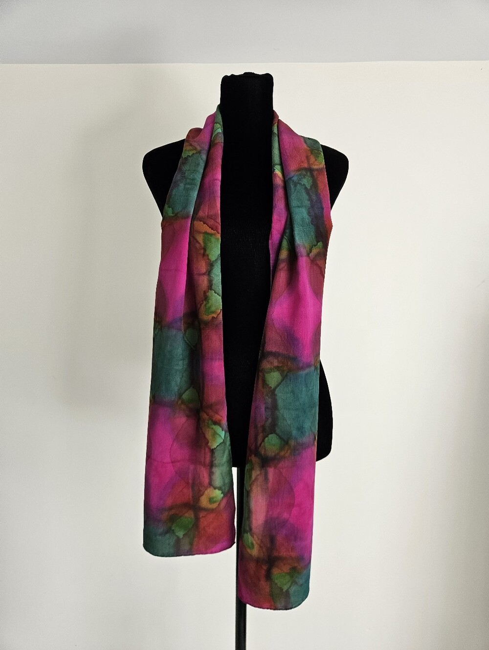 Hayes Watercolor Silk Scarf